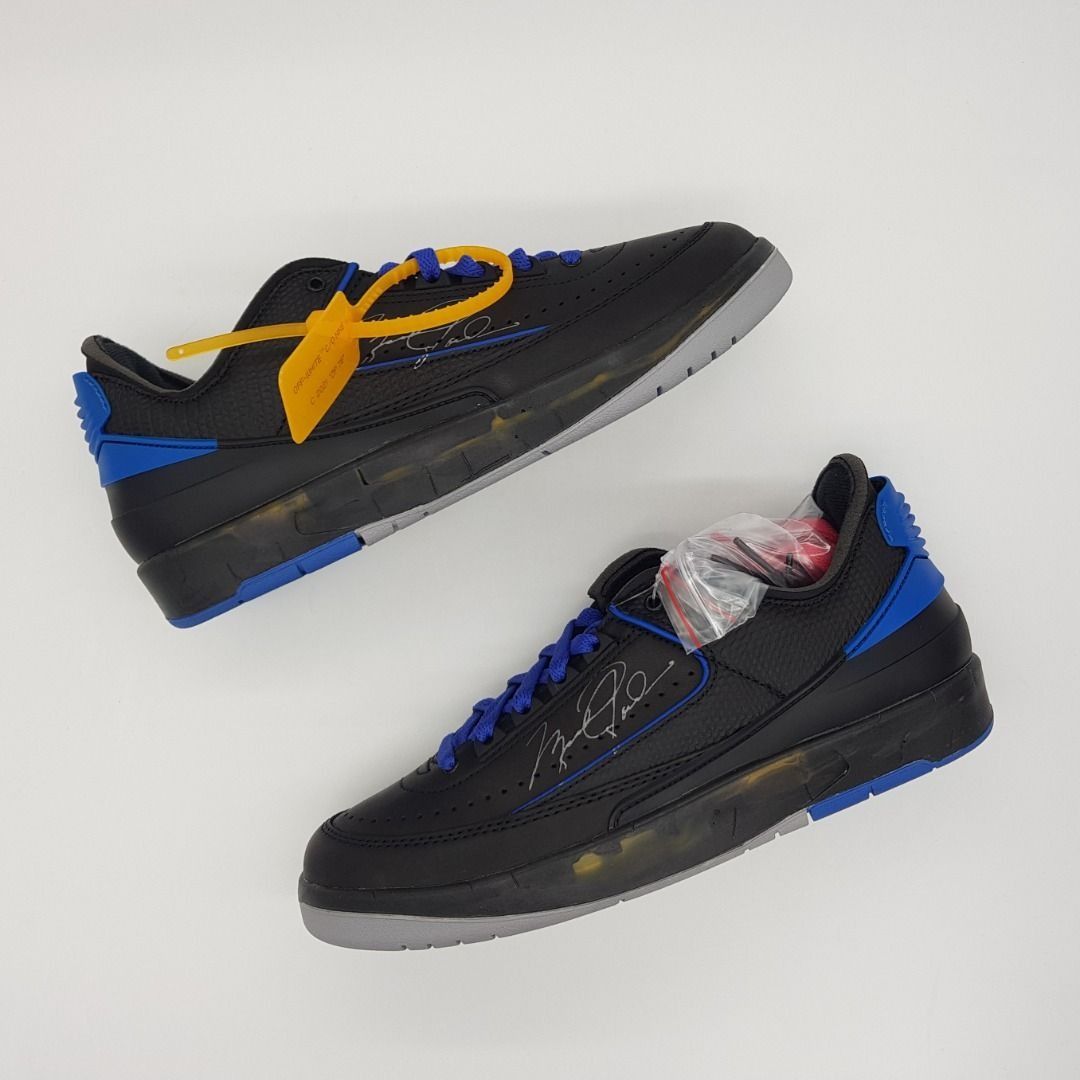 Off-White x Air Jordan 2 Retro Low SP Black Varsity Royal