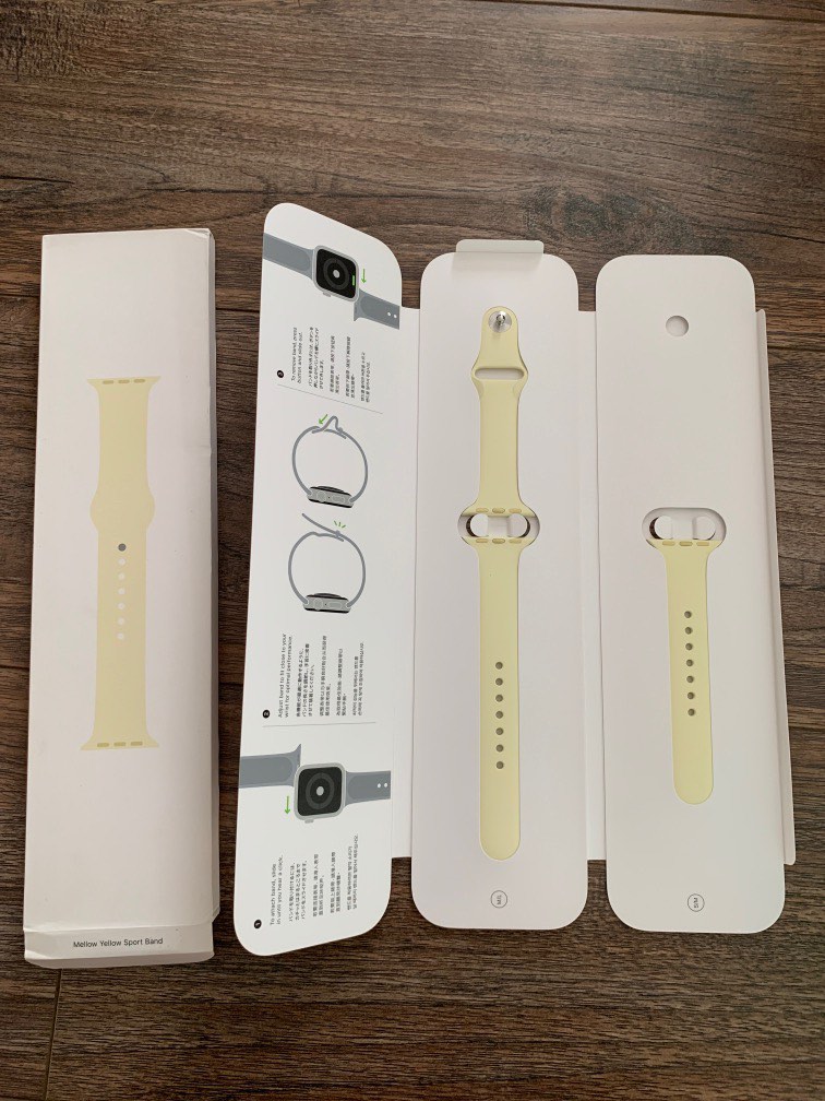 Apple watch mellow yellow sport sale band
