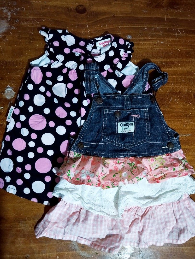 OSHKOSH DRESS (SET) on Carousell