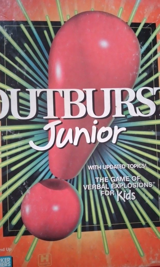 Outburst junior board game, Hobbies &amp; Toys, Toys &amp; Games on Carousell