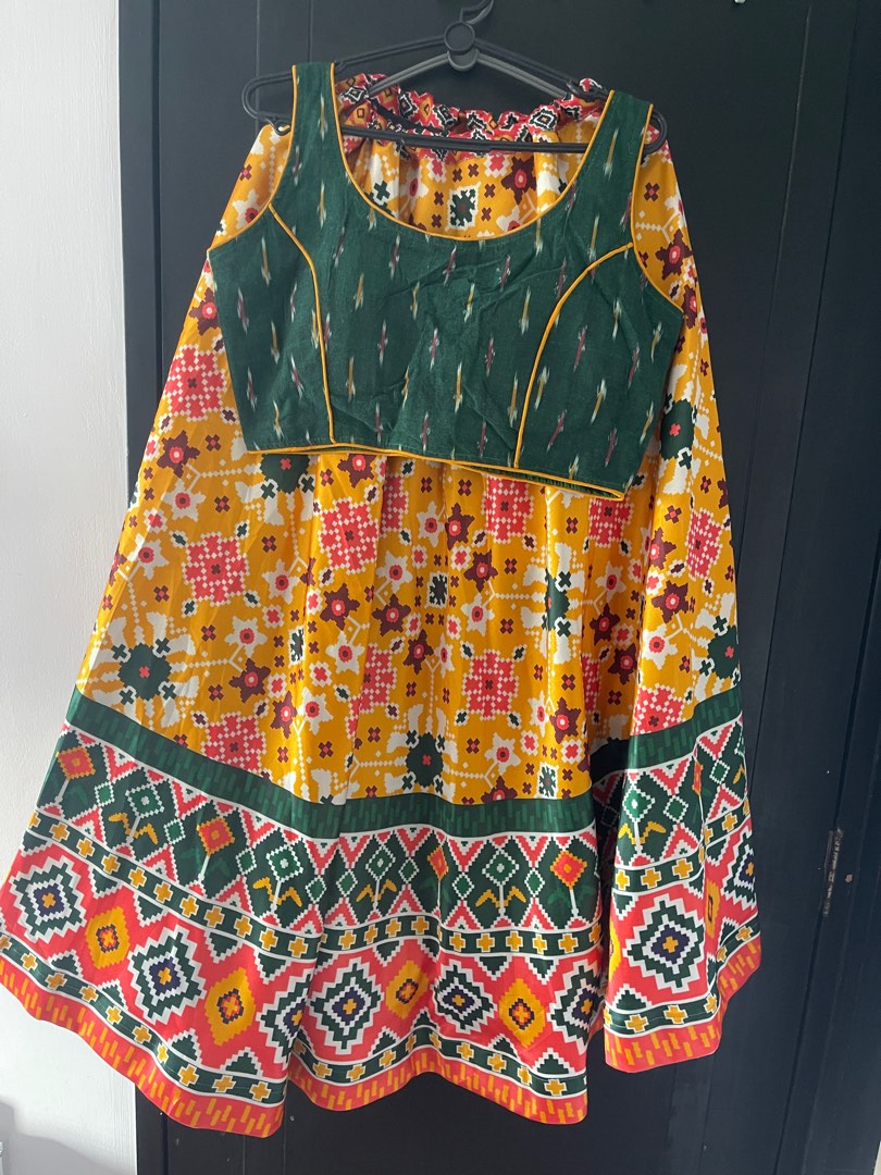 Patola design lehenga, Women's Fashion, Dresses & Sets, Traditional ...