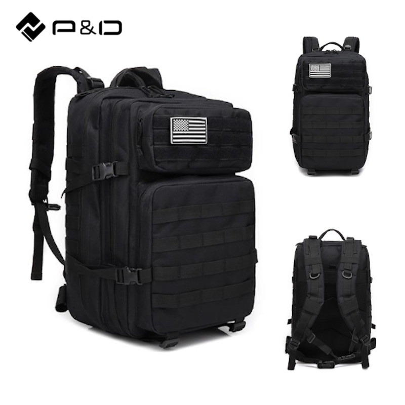 P&D Men Army Backpack Tactical 45L, Men's Fashion, Bags, Backpacks on