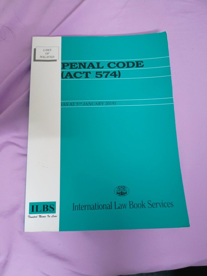 PENAL CODE (ACT 574), Hobbies & Toys, Books & Magazines, Textbooks on ...