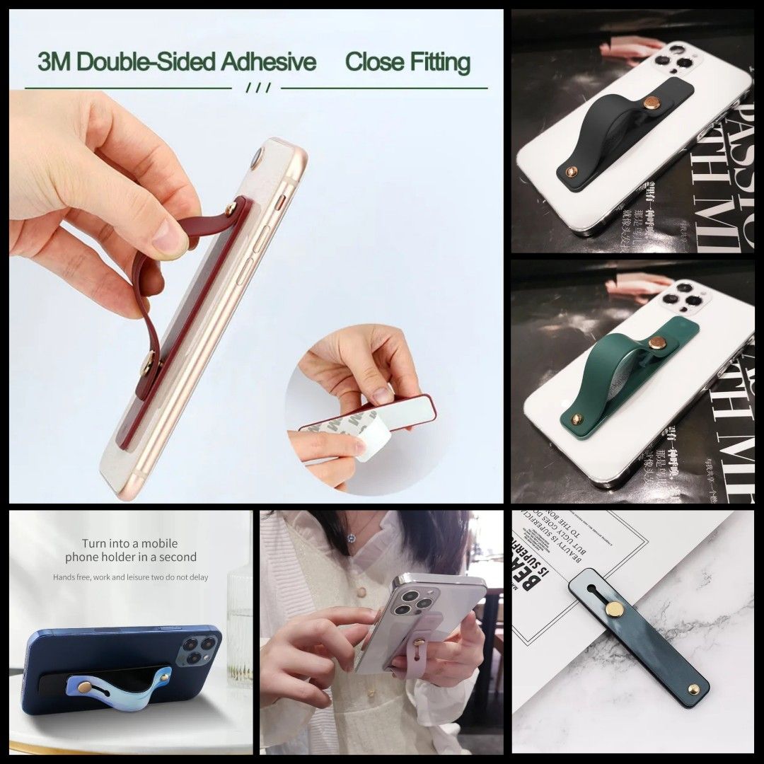 Phone Finger Band Universal Grip Holder Stand hand operation For