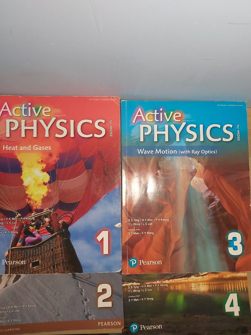 Physics書, Active Physics by Pearson, Book 1, 2, 3, 4, 興趣及遊戲, 書本 & 文具