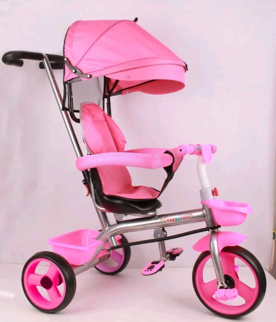 Pink Baby Bike Stroller (Category: Strollers) located in Manila. Submitted by bongsy999mall (Listing ID 1246349026, Image 1). Description: Binondo.