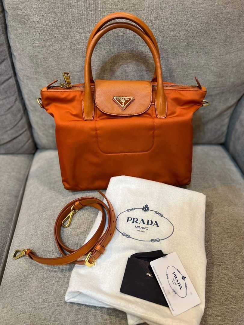 Authentic Excellent Condition Prada Neverfull Tessuto / Saffiano Tote,  Luxury, Bags & Wallets on Carousell