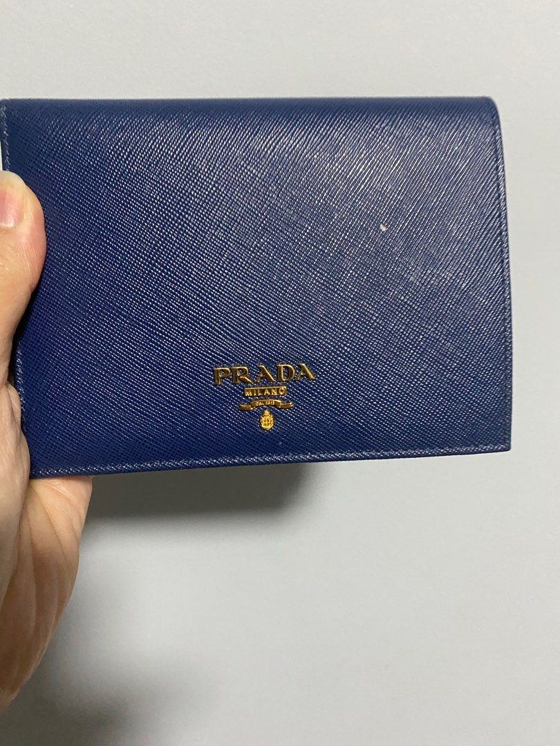 Prada passport holder, Luxury, Bags & Wallets on Carousell