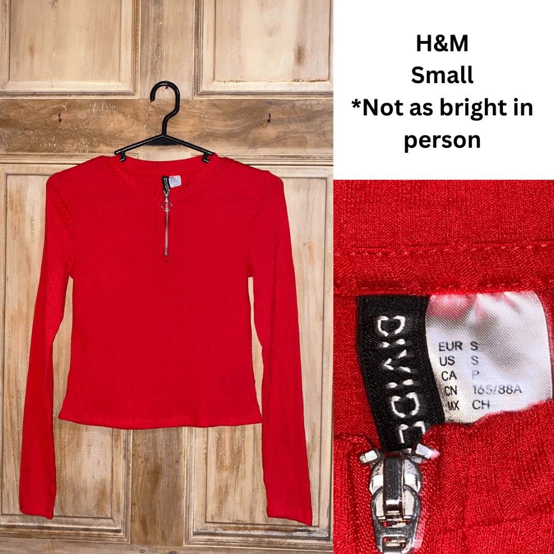 H and m long sleeve cheap tops