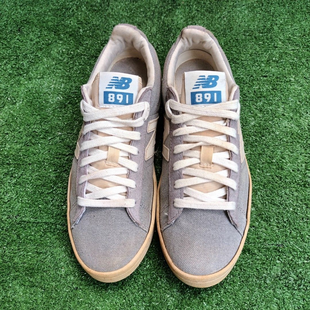 PRE RARE AUTHENTIC NEW BALANCE 891 CANVAS SNEAKERS GREY