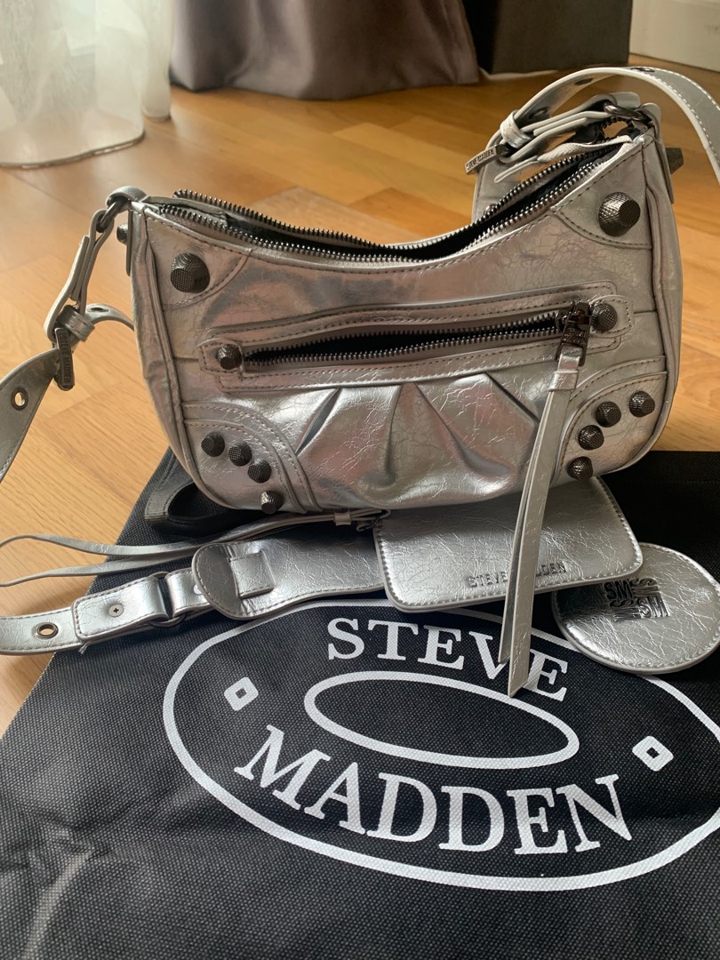 Steve madden Bglowing Crossbody Silver