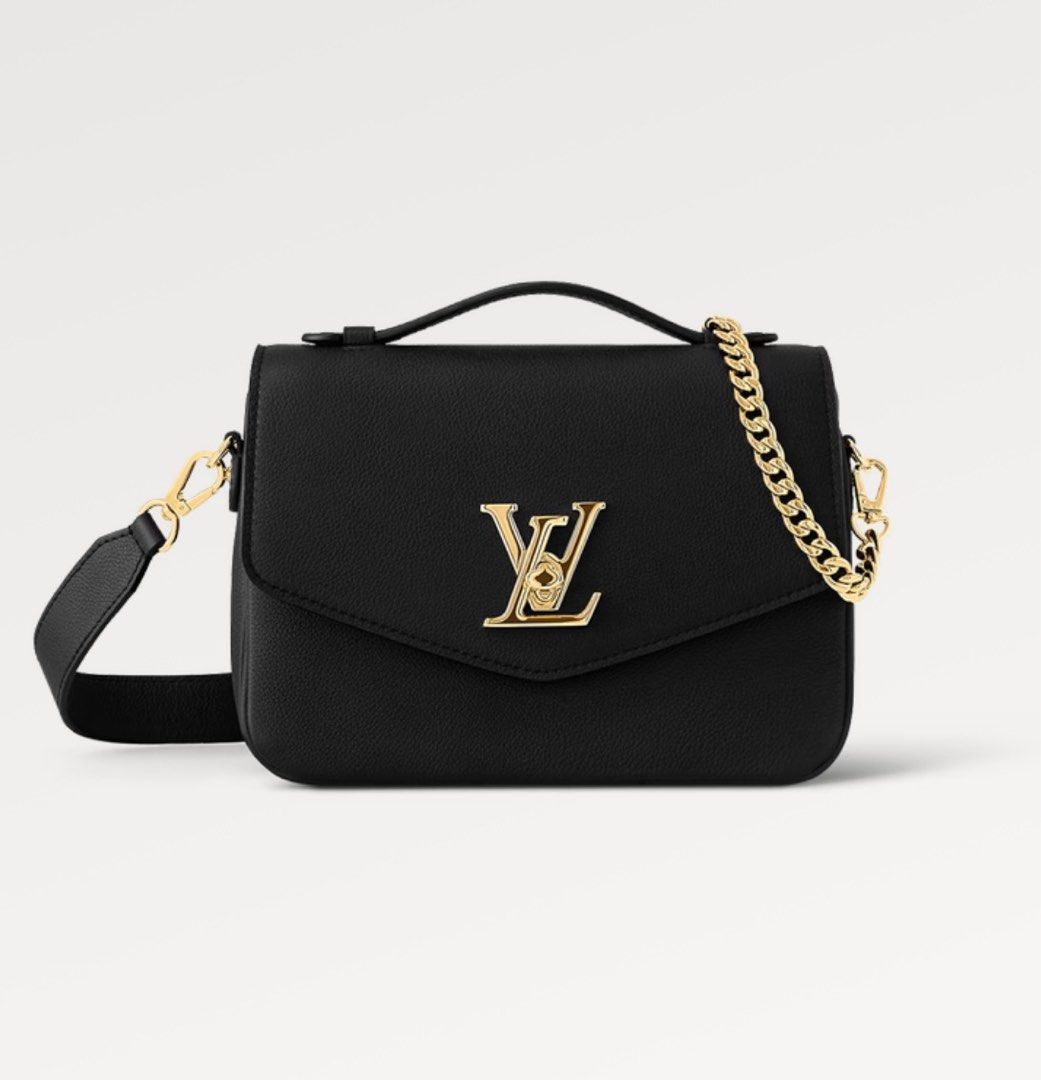 Black Louis Vuitton MYLOCKME SATCHEL CHAIN BAG, Luxury, Bags & Wallets on  Carousell