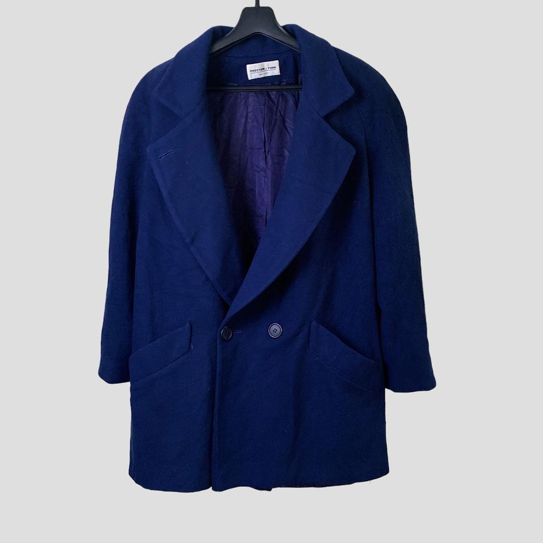 Preston York USA Business Wool Coat Luxury Apparel on Carousell