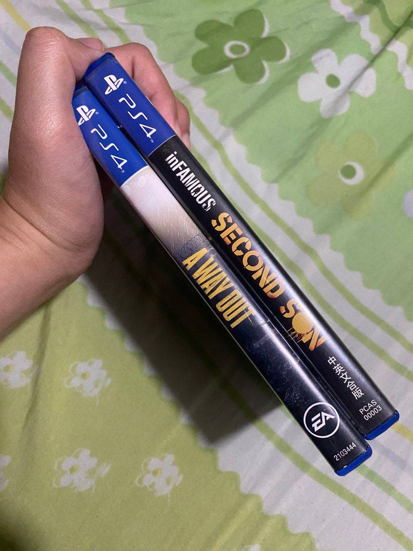 PS4 Games (Category: PlayStation) located in Angeles City. Submitted by haya.shint31 (Listing ID 1246322963, Image 2). Description: A Way Out - 900 Second Son - SOLD.