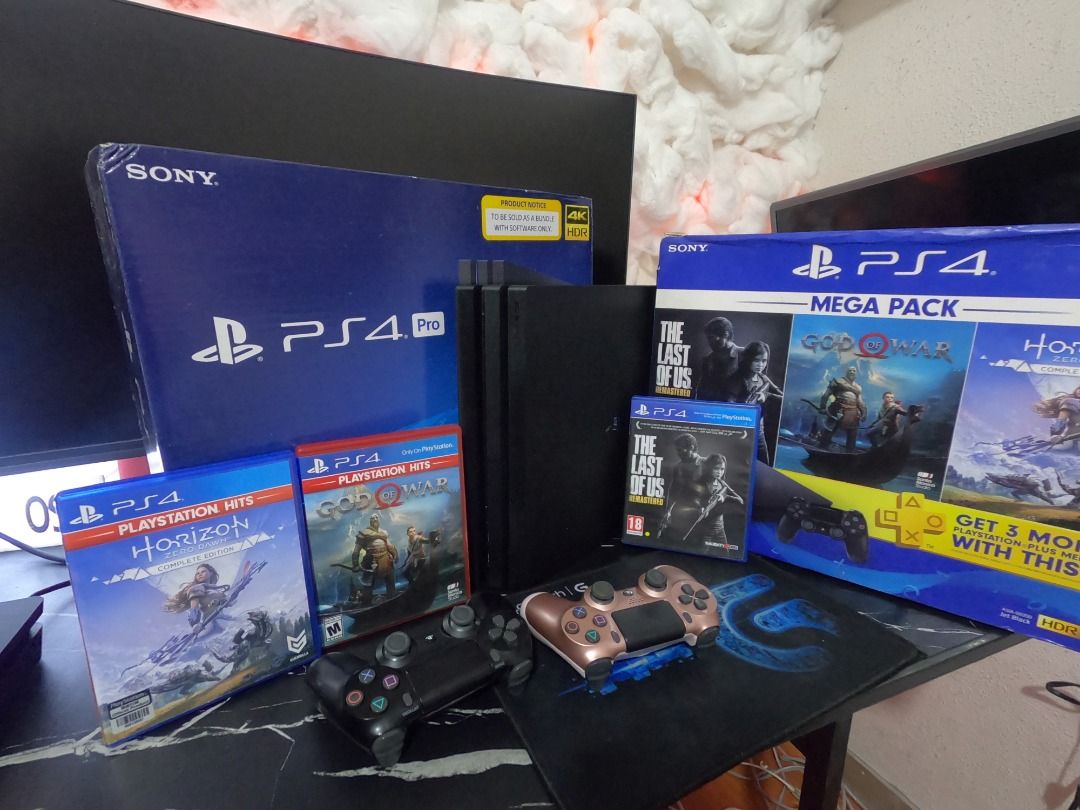 PS4 PRO 4K HDR, Video Gaming, Video Game Consoles, PlayStation on Carousell