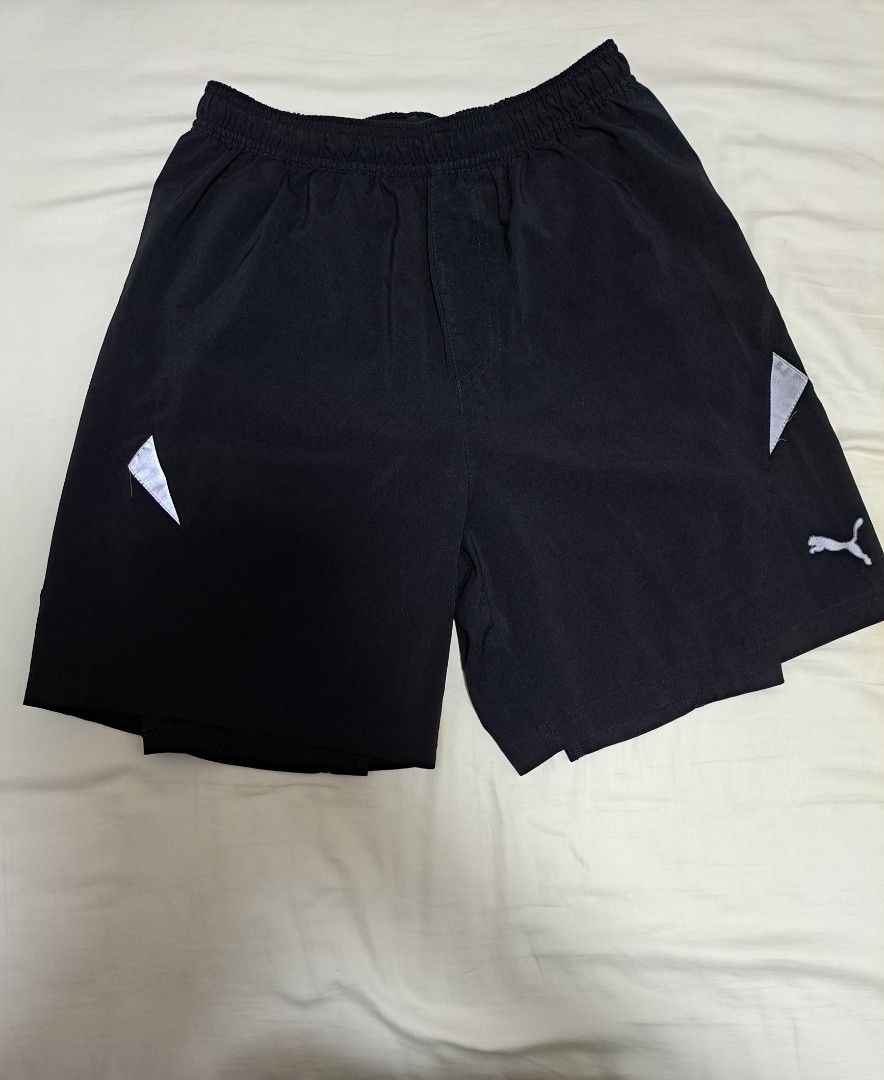 Puma shorts with inner tights Men s Fashion Activewear on Carousell