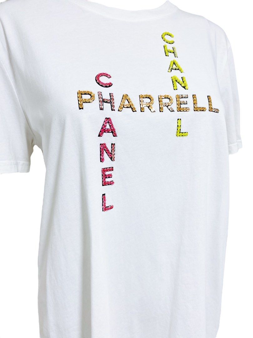 ⚜️Rare Chanel x Pharrell Capsule collection shirt, Luxury, Apparel on  Carousell