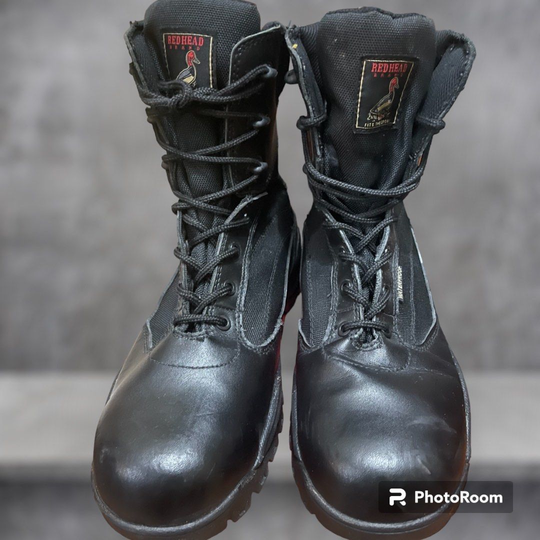 Redhead steel toe work online boots