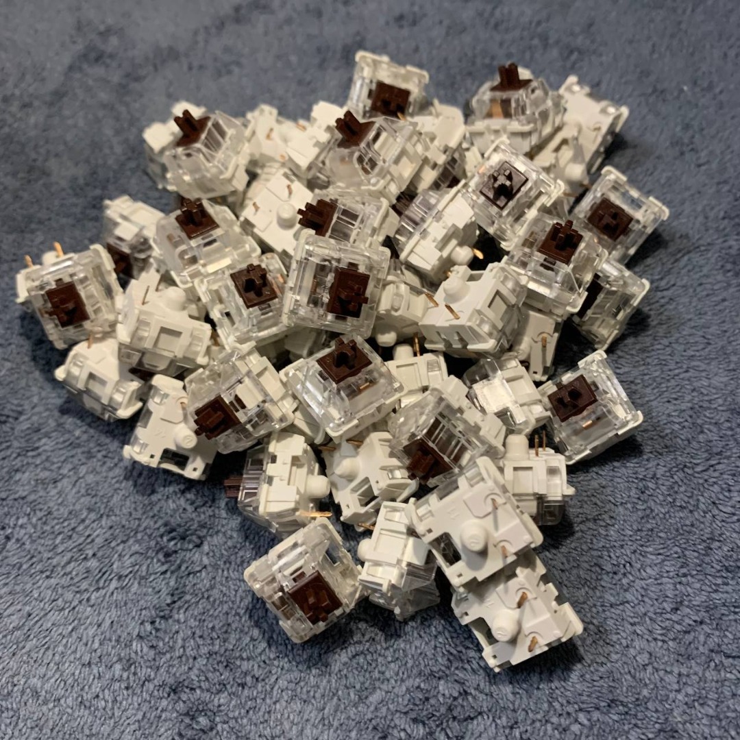RK Brown switches (stock) 60 pcs on Carousell