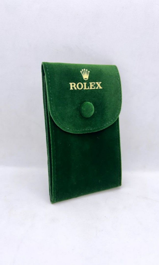 Rolex green 2025 pouch