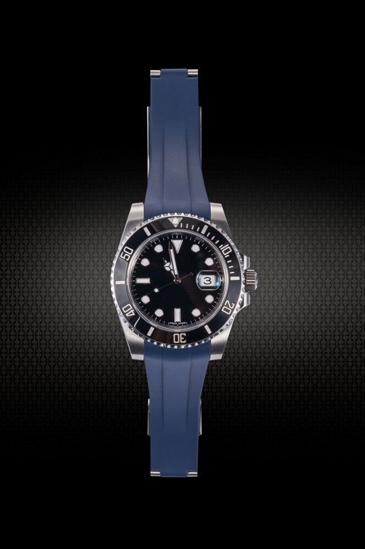 Rolex submariner ceramic online rubber strap