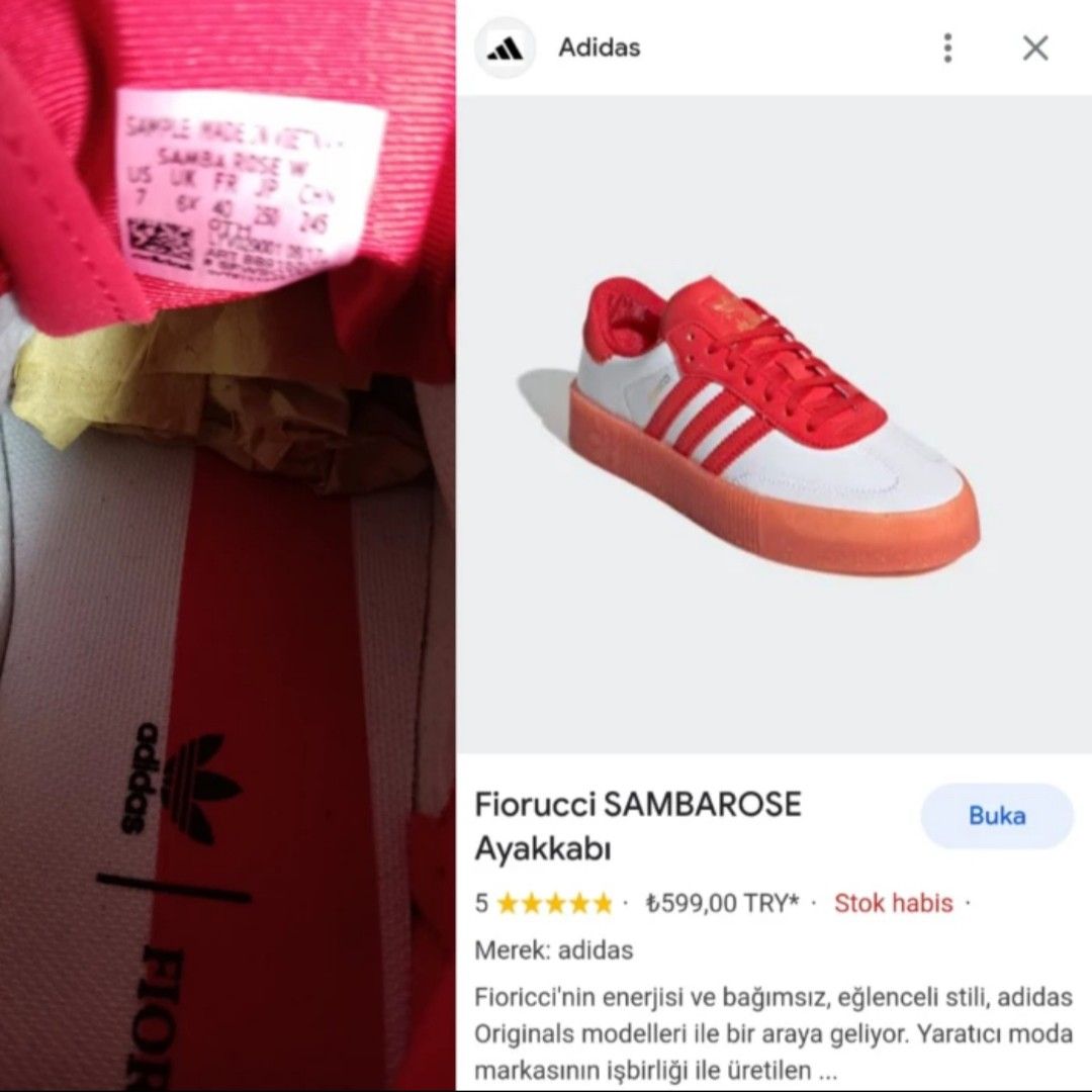 Sepatu Adidas Samba Rose x Fiorucci Size 40 (HOT 🔥 ITEM), Fesyen Pria,  Sepatu , Sneakers di Carousell