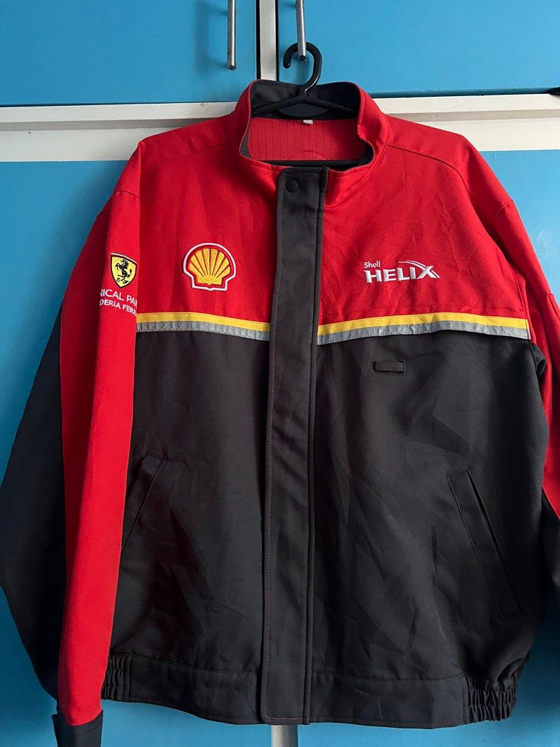 Shell x ferrari jacket Men s Fashion Coats Jackets and Outerwear on Carousell