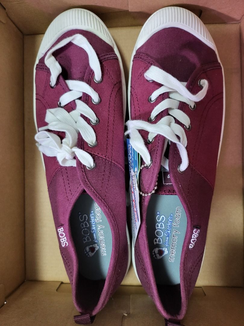 Wine sales colored skechers