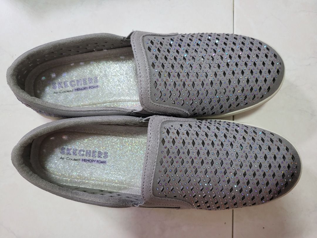Skechers air cooled memory foam glitter top
