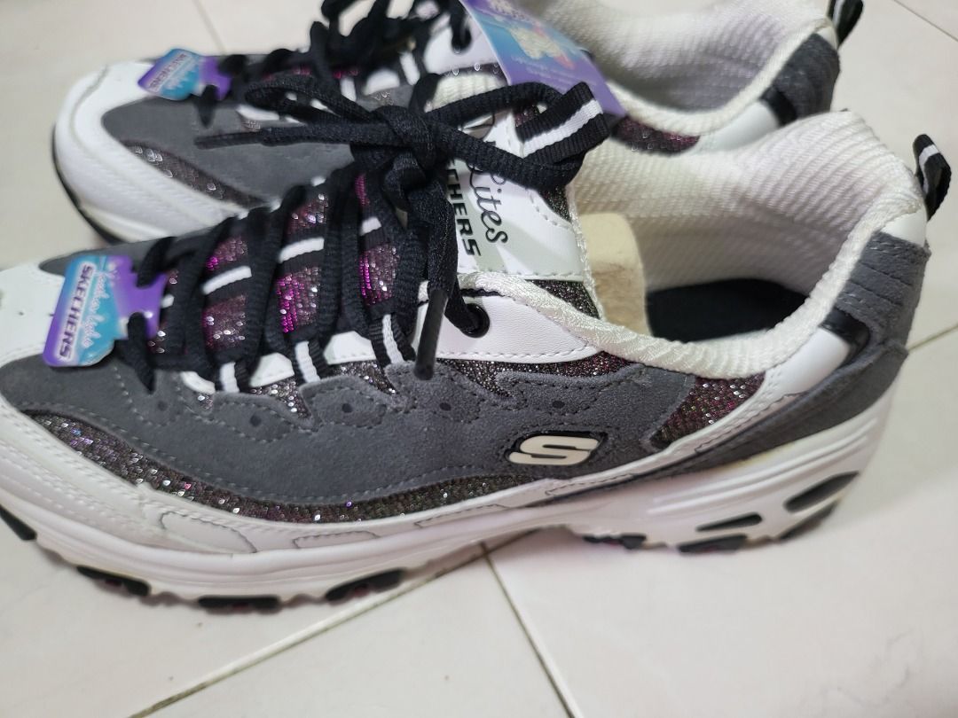 Skechers d hotsell lites glitter