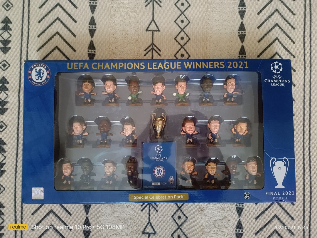 SoccerStarz - Chelsea Champions League Winners Team Pack - 21 Players  (20/21), CFCCHAMP21