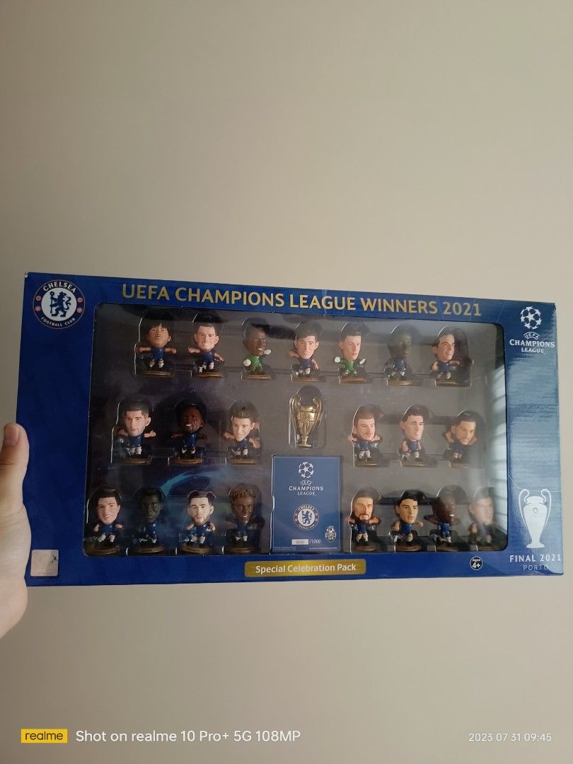 SoccerStarz - Chelsea Champions League Winners Team Pack - 21 Players  (20/21), CFCCHAMP21