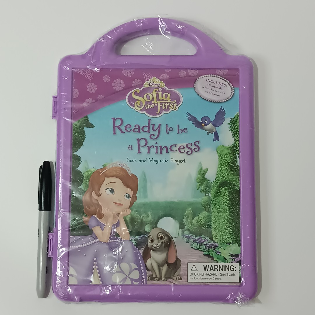 Sofia the First Book and Magnetic Playset, Babies & Kids, Infant ...