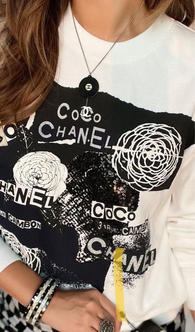 ⚜️SS21 Coco Chanel Rue Cambon shirt, Luxury, Apparel on Carousell