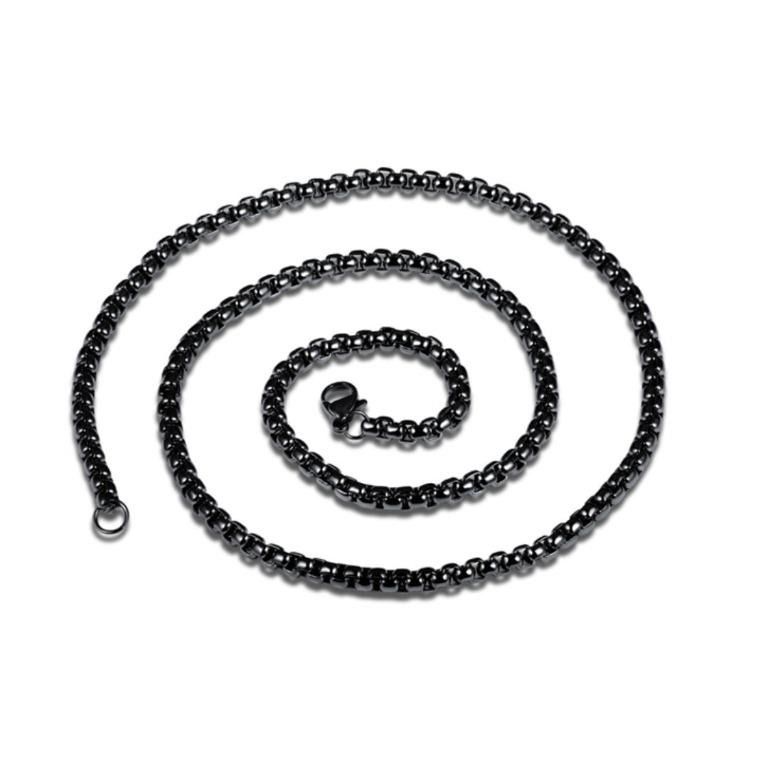 Mens gunmetal necklace on sale