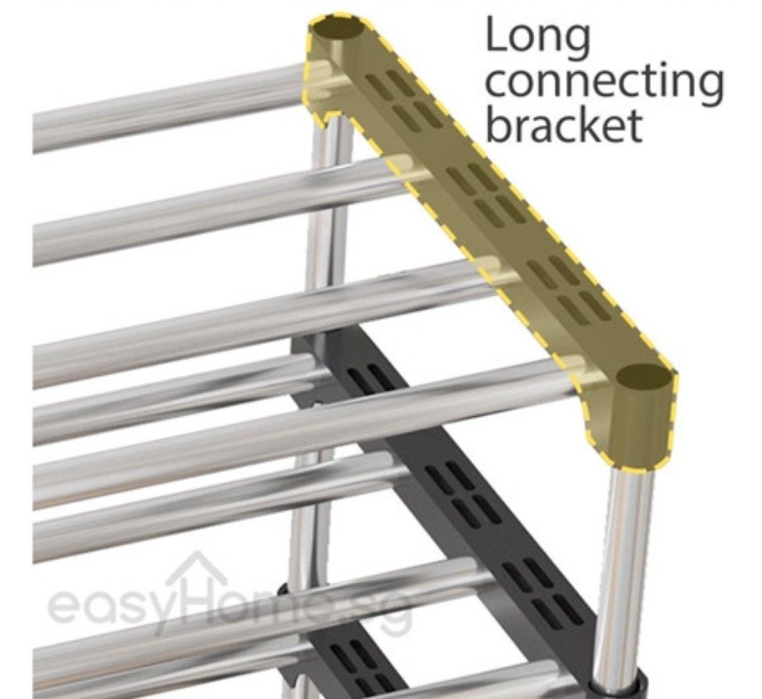 Stainless Steel Shoe Rack / Space Saving Organise Shelf /Storage