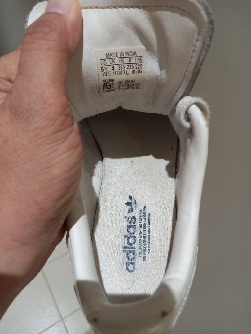 Stan Smith Croc White Women s Fashion Footwear Sneakers on