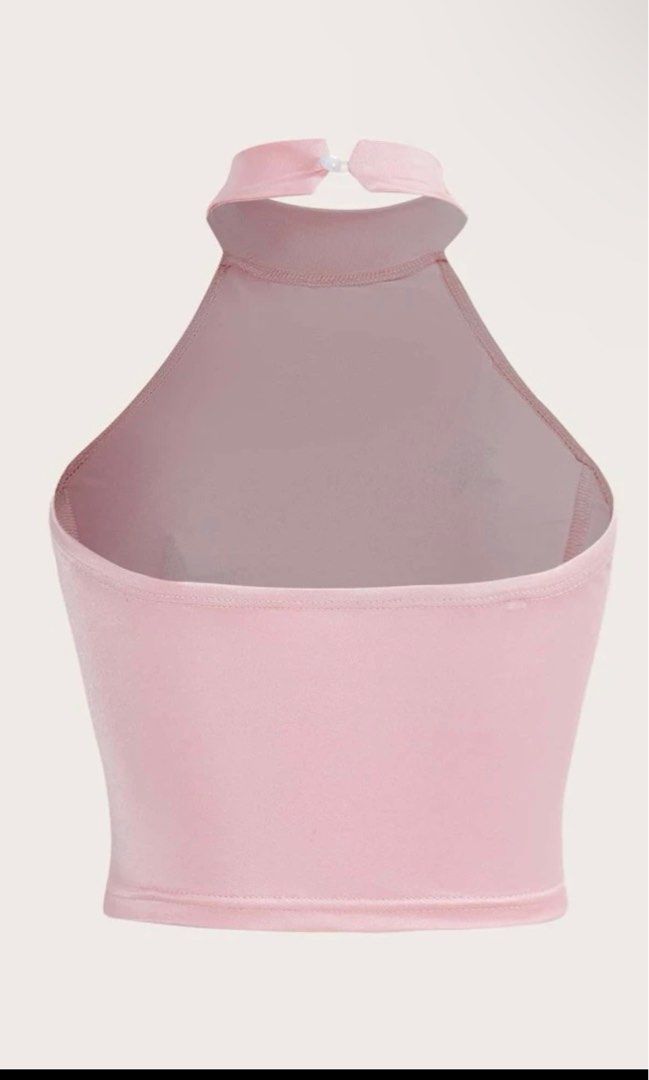 Stargal Baby Pink Halter Top, Women's Fashion, Tops, Blouses on Carousell