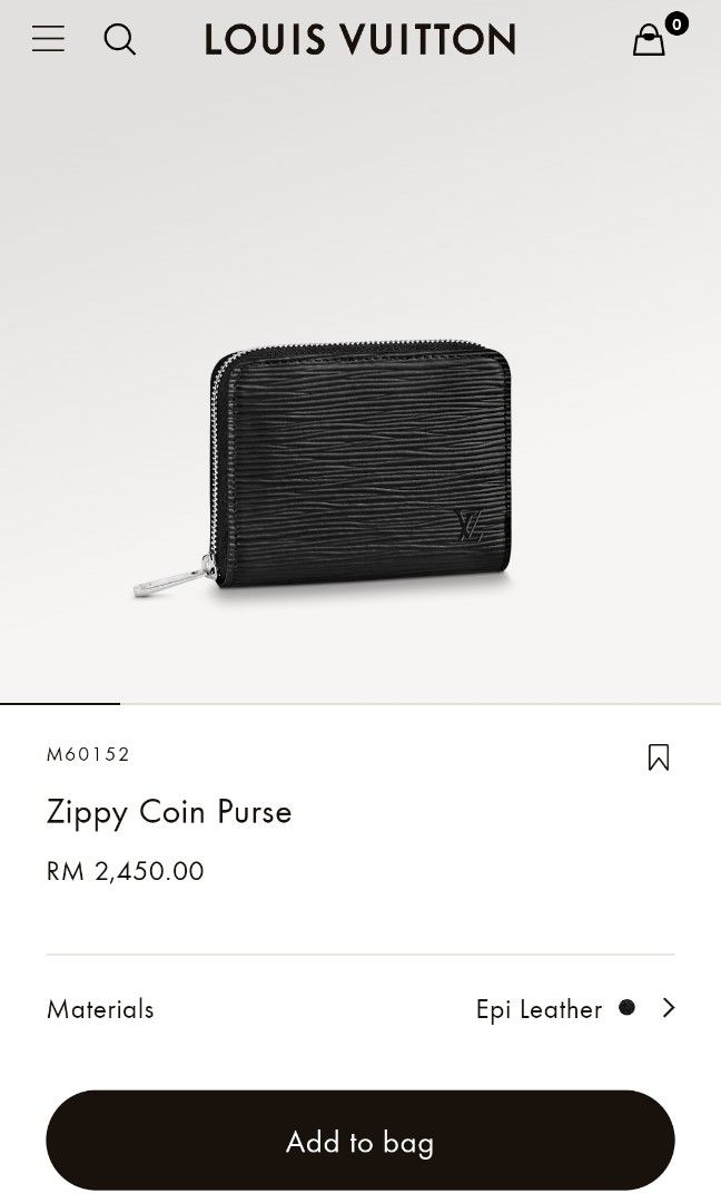 Louis Vuitton Zippy Coin Purse (M60152) in 2023