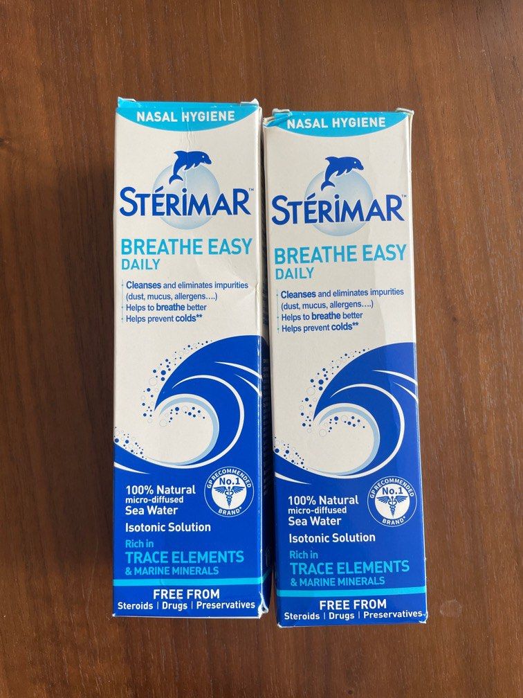 New Sterimar Breathe Easy Nasal Spray daily, Health & Nutrition