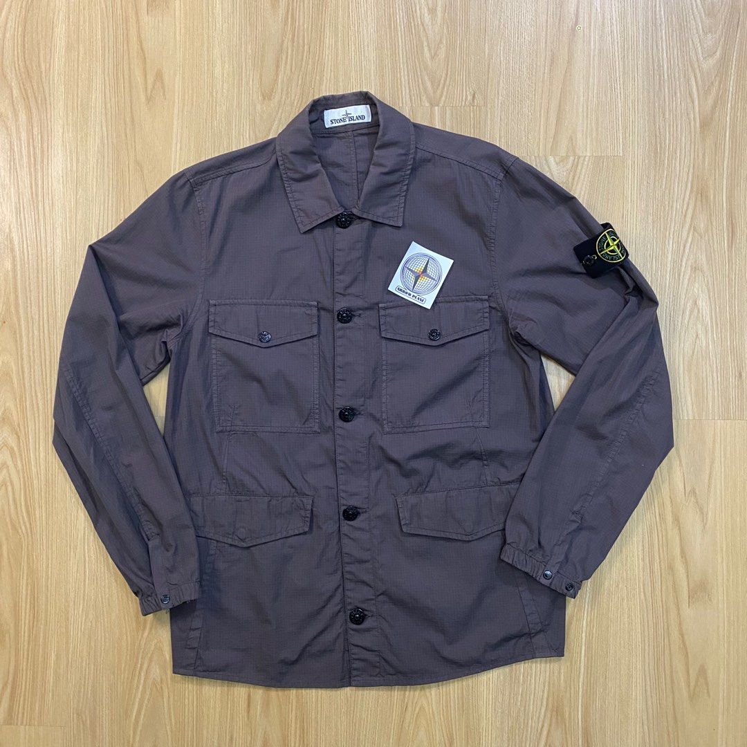 Stone island ss19 best sale overshirt