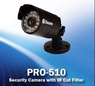 Swan 510Cam CCTV Security Camera w/ Night Vision Indoor Outdoor