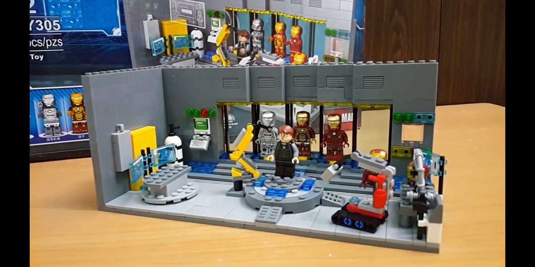 Lego sy305 cheap iron man laboratory
