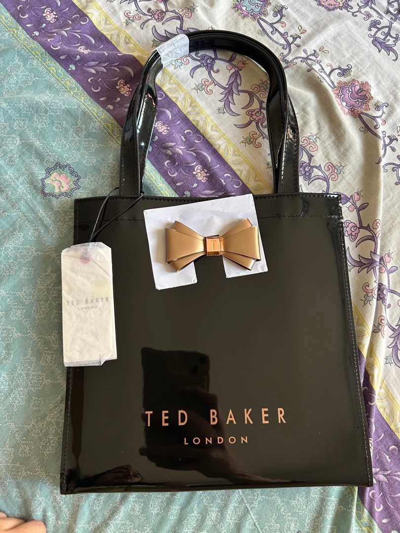 Ted baker small tote bag black on Carousell