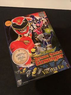 DVD Anime Power Rangers Tensou Sentai Goseiger TV Series Vol  1-50+Movie+Figure