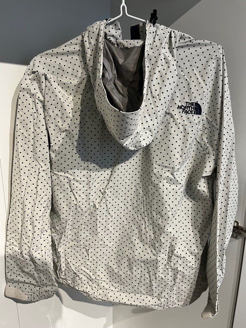 North face polka dot rain best sale jacket