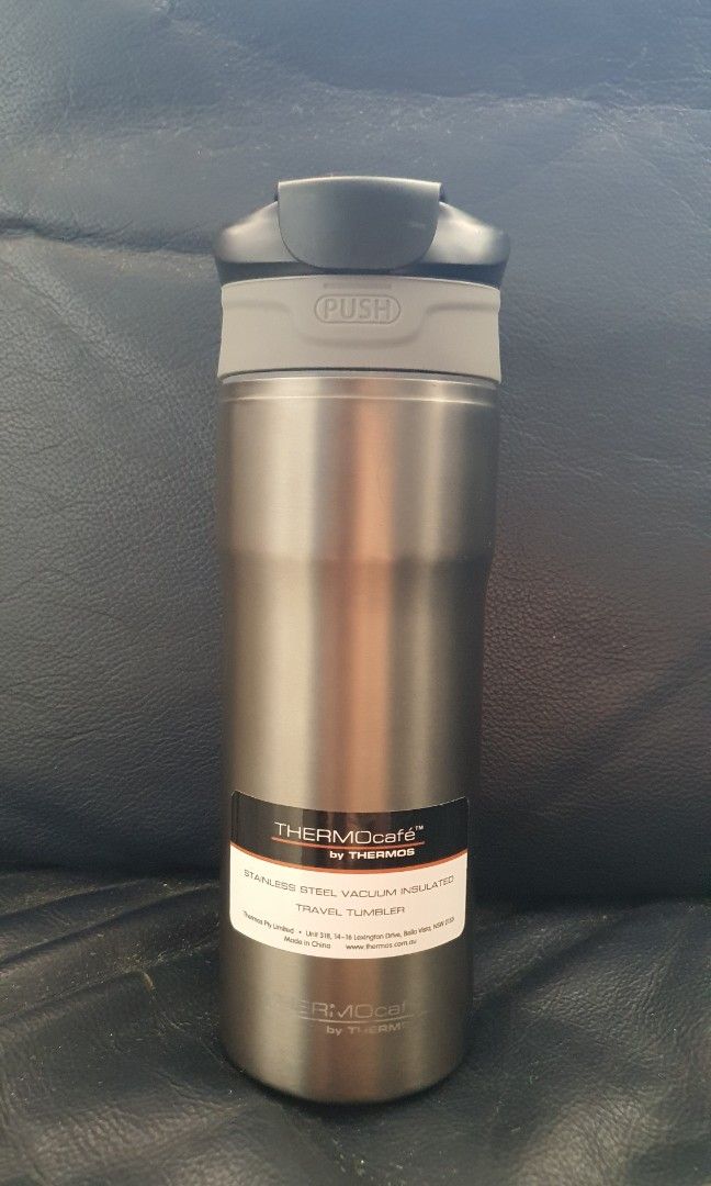 Thermos 450ml ThermoCafe S/Steel Vacuum Insulated Tumbler - Smoke