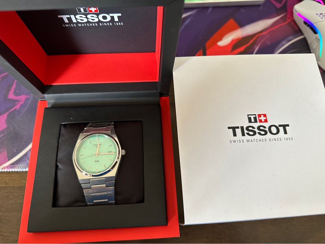 Tissot PRX Mint Green ( 20 Dec 2022), Luxury, Watches on Carousell