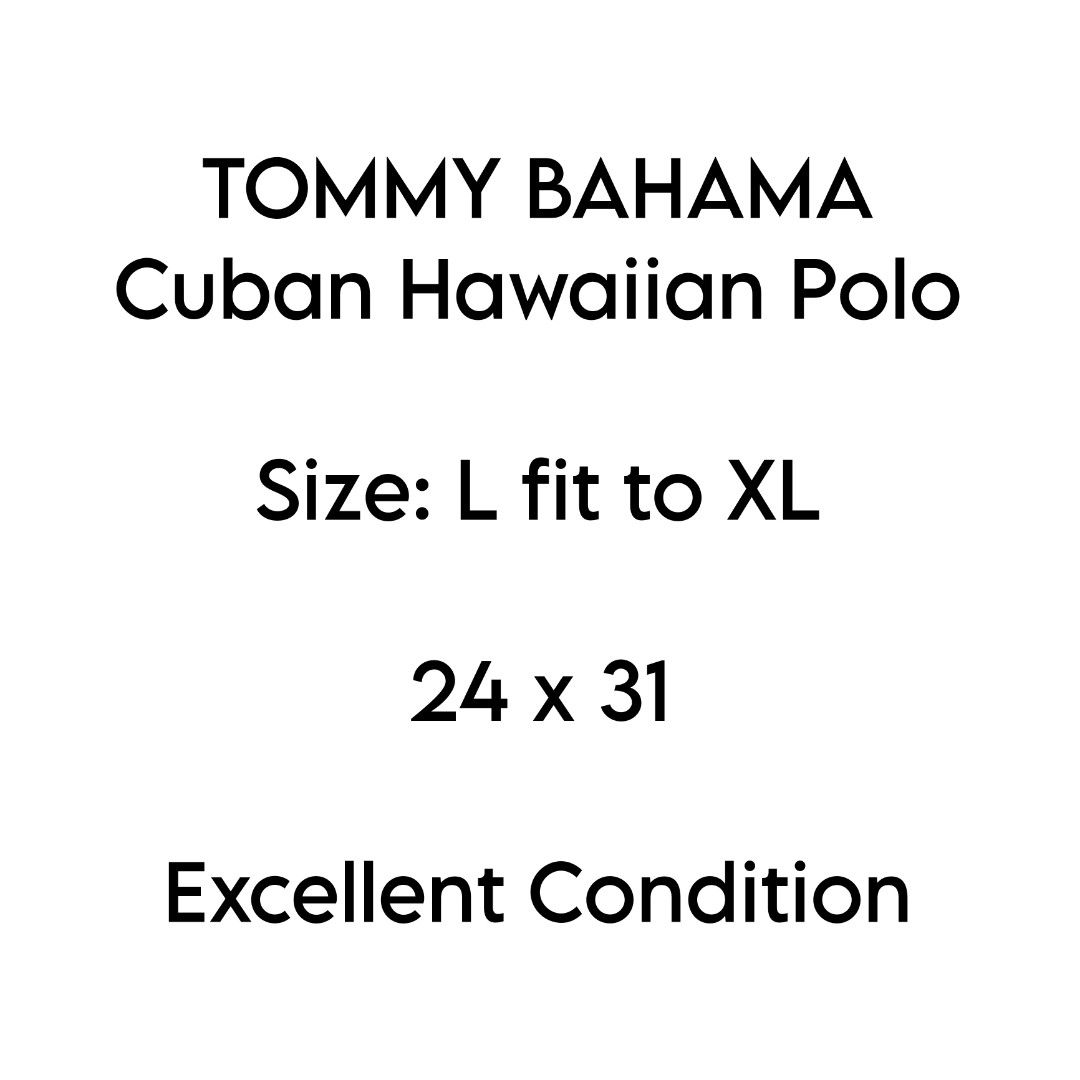 Tommy Bahama Cuban Hawaiian Polo on Carousell