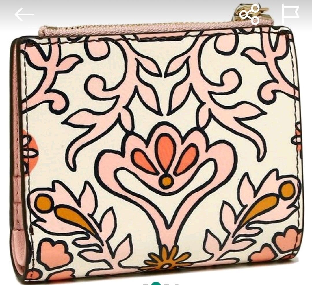 Tory burch hicks garden wallet top